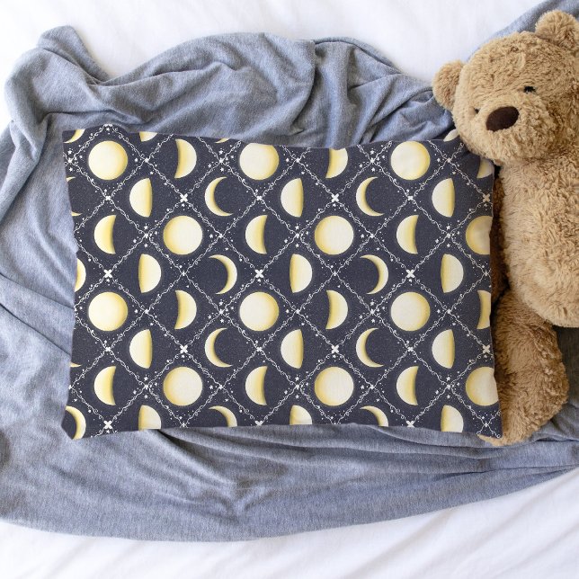 Padrão de Fases da Lua Celestial (Moon Phases Pattern Pillowcase)