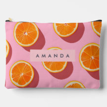 Padrão de Fatia Laranja Personalizada do Monograma