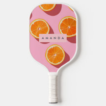 Padrão de Fatia Laranja Personalizada do Monograma