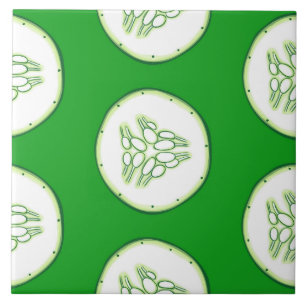 Padrão de fatias de pepino