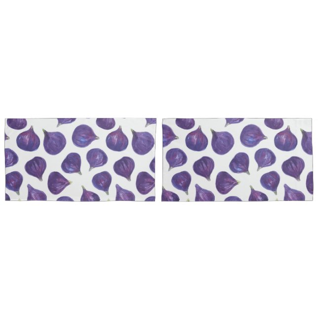 Padrão de figos de aquarela (Frente - conjunto)