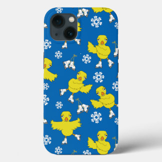 Padrão de Floco de Neve do Pintinho de Ice Skating