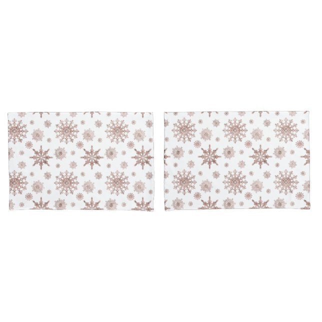 Padrão de Floco de Neve em Cor Parecida com Dourad (Frente - conjunto)