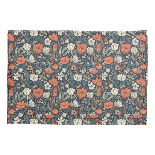 Padrão de Flor Colorido (Verso)