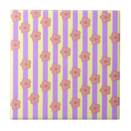 Padrão de Flor de Estirpe Roxo Retroativo