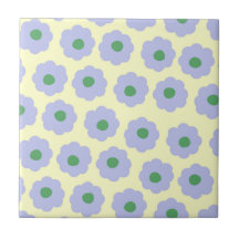 Padrão de Flor de Hippie Verde Azul de Pré-Disquet