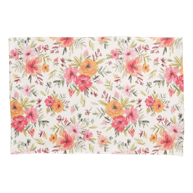 Padrão de Flor do Jardim de Portos Laranja (Frente)