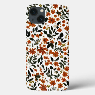 padrão de flor iPhone / iPad case