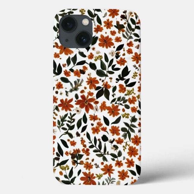 padrão de flor iPhone / iPad case (Verso)