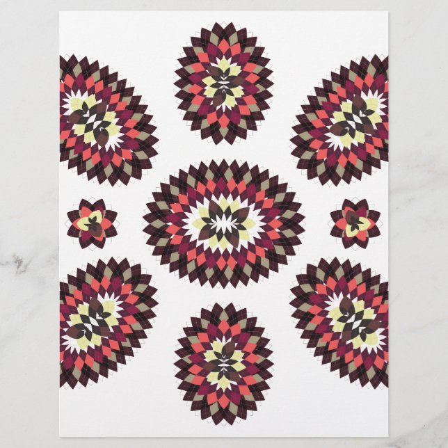 Padrão de Flor Mandala (Frente)