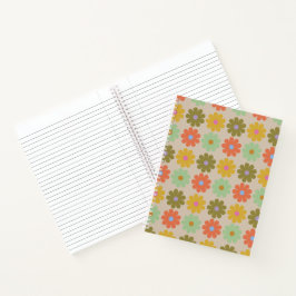 Padrão de Flor Vintage Pastel Simples