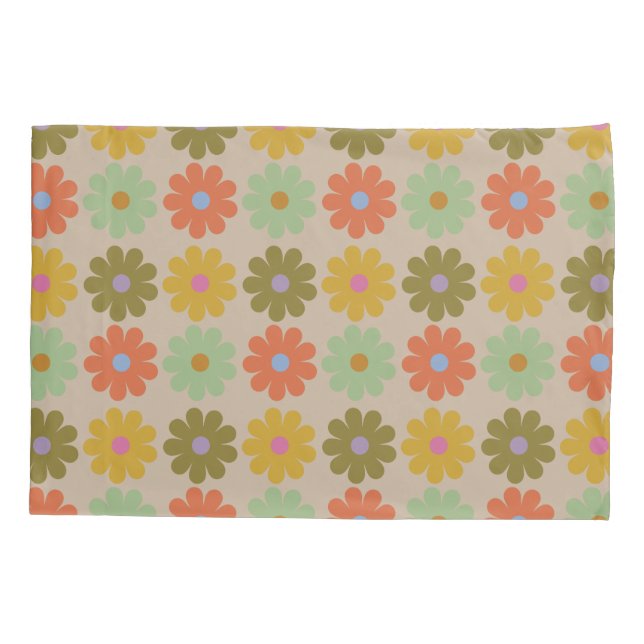Padrão de Flor Vintage Pastel Simples (Verso)