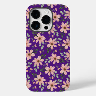padrão de flores de aquarela rosa