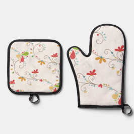 Padrão de Flores de Fundo Personalizado 