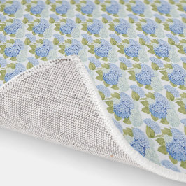 Padrão de Flores de Hidrangea Azul Elegante