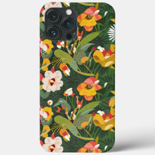 Padrão de Flores de Mola Japonesas de Abstrato Per