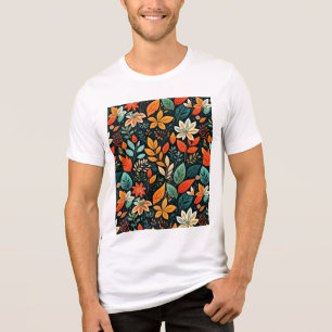 Padrão de Flores Exóticas Florais
