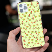 Padrão de flores exóticas vermelhas e rosadas eleg