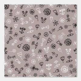 Padrão de Flores Flutuantes