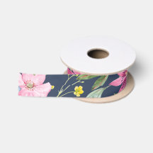 Padrão de Flores Ilustradas Coloridas