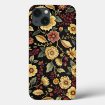 padrão de flores para capa de iPhone