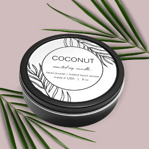 Padrão de Folha de Etiqueta de Produto de Vela Des