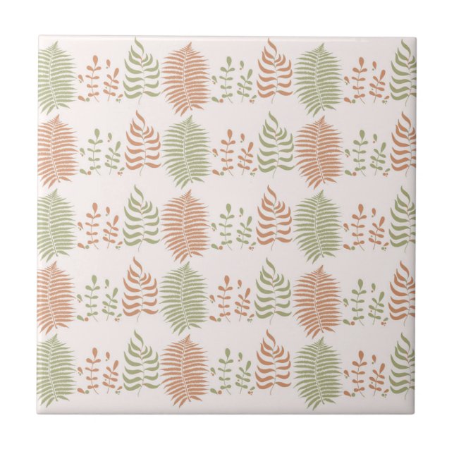 Padrão de Folha de Folha Vermelhos Verdes Verdes V (Frente)