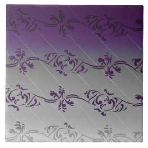 Padrão De Folha Floral Com Gradiente De Cinza Rox