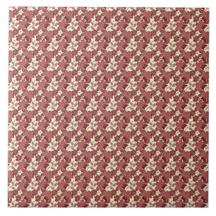 Padrão de Folha Floral de Ferrugem Botânico de T