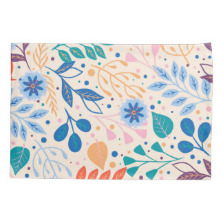 Padrão de Folhagem Moderna de Folhagem Colorida