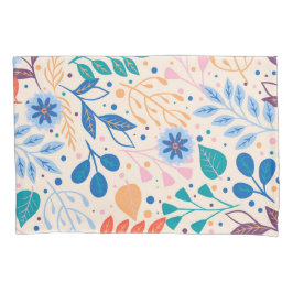 Padrão de Folhagem Moderna de Folhagem Colorida