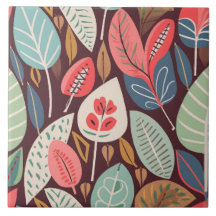 Padrão de Folhas de abstrato