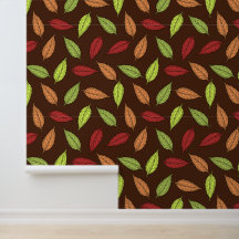 Padrão De Folhas, Folhas Coloridas, Folhas De Outo