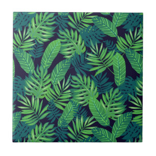 Padrão de Folhas Tropicais