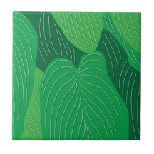 Padrão de Folhas Verdes