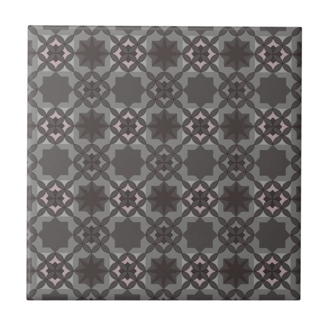 Padrão de Forma Geométrica Azulejo Cerâmico (Frente)