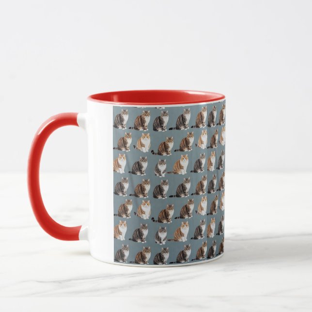 Padrão de foto de gatos, Caneca (Esquerda)