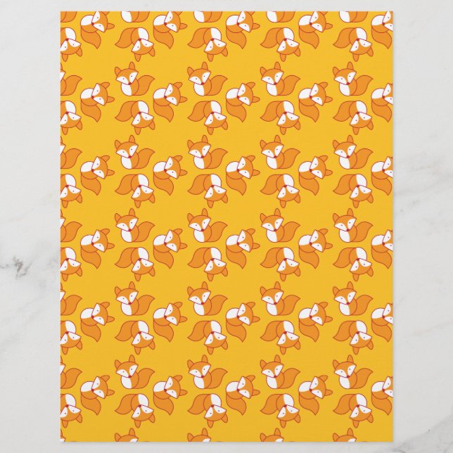 Padrão de foxy bonito (Frente)