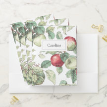 Padrão de Fruta de Maçã Verde Vermelha Russo de Aq