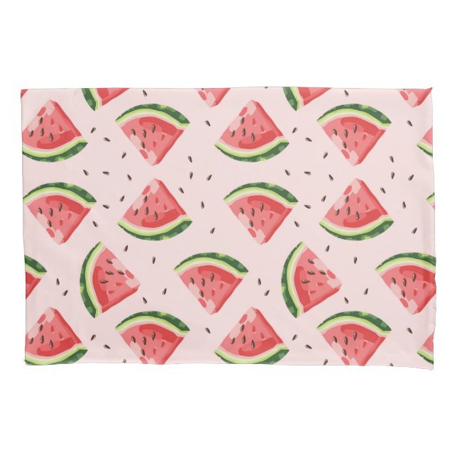 Padrão de Fruta de melancia de aquarela (Frente-Esquerda)