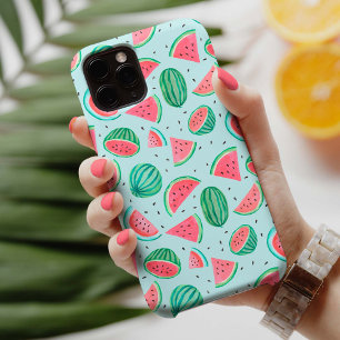 Padrão de Fruta de Verão Melancia iPho verde v