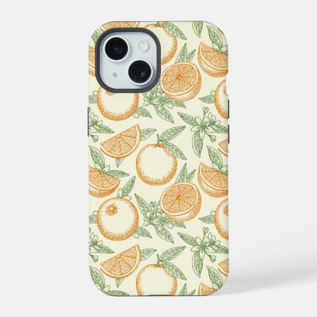 Padrão de Fruta Laranja Clássica (Verso)