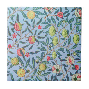 Padrão de Frutas em Pastel de Romã William Morris