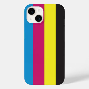 padrão de fundo de listras cmyk gráfico cor ciano