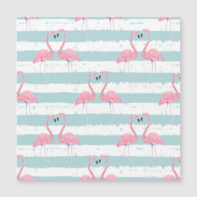 Padrão de Fundo Flamingo Exótico (Frente)
