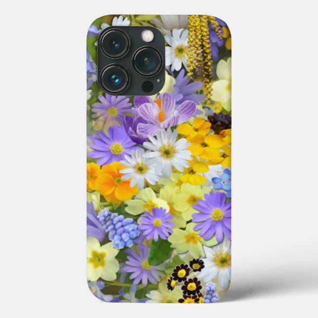 PADRÃO DE FUNDO FLORAL MULITCOR (Verso)