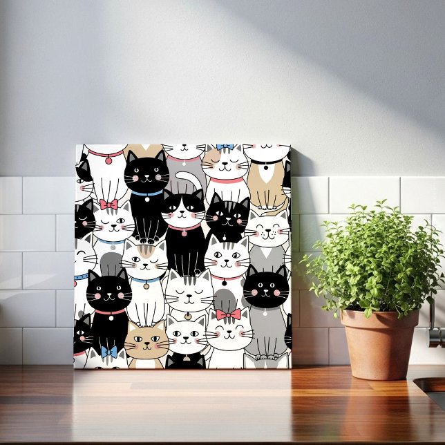 Padrão de Gato Caprichoso Fofo (Criador carregado)