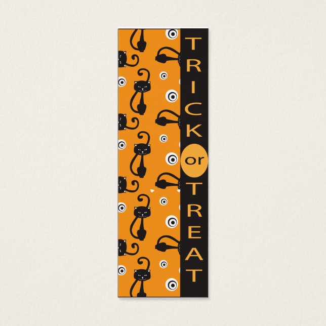 Padrão de Gatos Halloween (Frente)