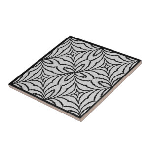 Padrão de Geo de Cinza Preto na Web com abstrato