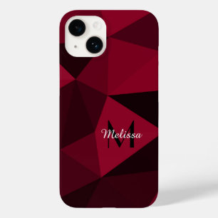 Padrão de geometria do preto vermelho magenta Mono